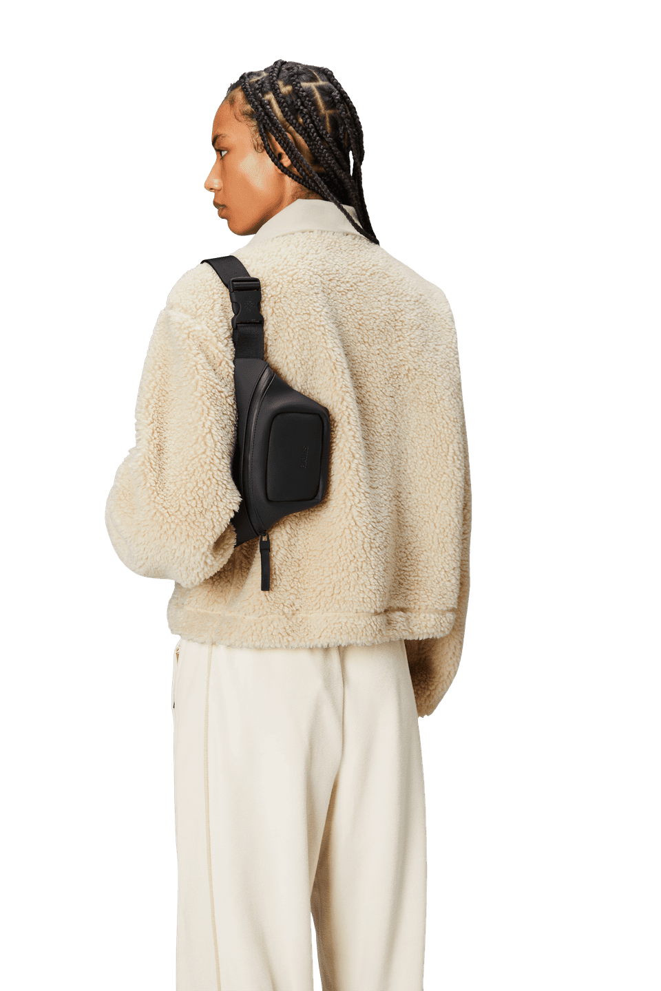 Mikro bæltetaske - sort